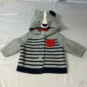GAP - knit  puppy sweater. 6-12 months